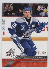 2024-25 Upper Deck CHL Exclusives 55/100 Kocha Delic #187 1t90