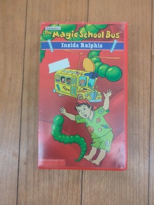 Magic School Bus Inside Ralphie VHS Video Tape VCR Cassette Kids Show Childrens
