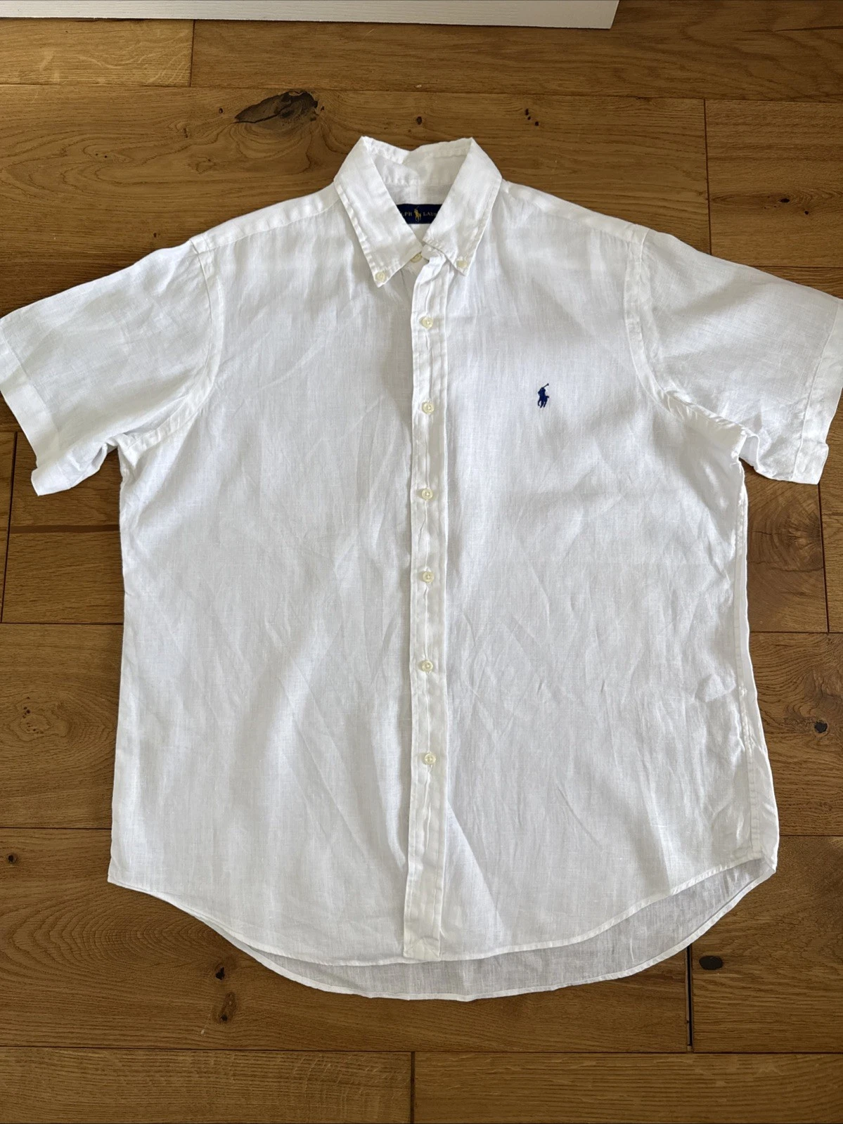 Ralph Lauren Men’s Linen Shirt In White - Large
Opens in a new window or tab