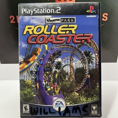 Theme Park Roller Coaster (Sony PlayStation 2) - CIB w/Reg Card - Tested/Working