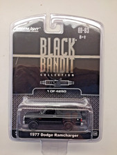 Greenlight Black Bandit 1977 Dodge Ramcharger 1 of 4250 Black 1:64 Series 3