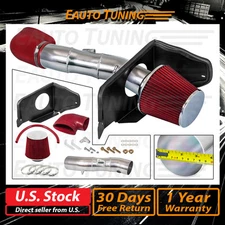 Cold Air Intake Kit + RED Filter For 05-09 Ford Mustang GT 4.6L V8 Engine