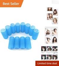 Self-Grip Hair Rollers - 12PC 25mm Heatless Curlers for DIY Styling  Salon