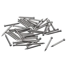 80pcs Finishing Nails 25mm Hand Drive Hardware Carbon Steel Lost Head Nails