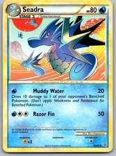 Seadra 40/95 Uncommon HGSS Unleashed Pokemon Near Mint