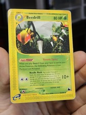 Pokémon TCG Beedrill Skyridge Non Holo Rare 5/144 Damaged 