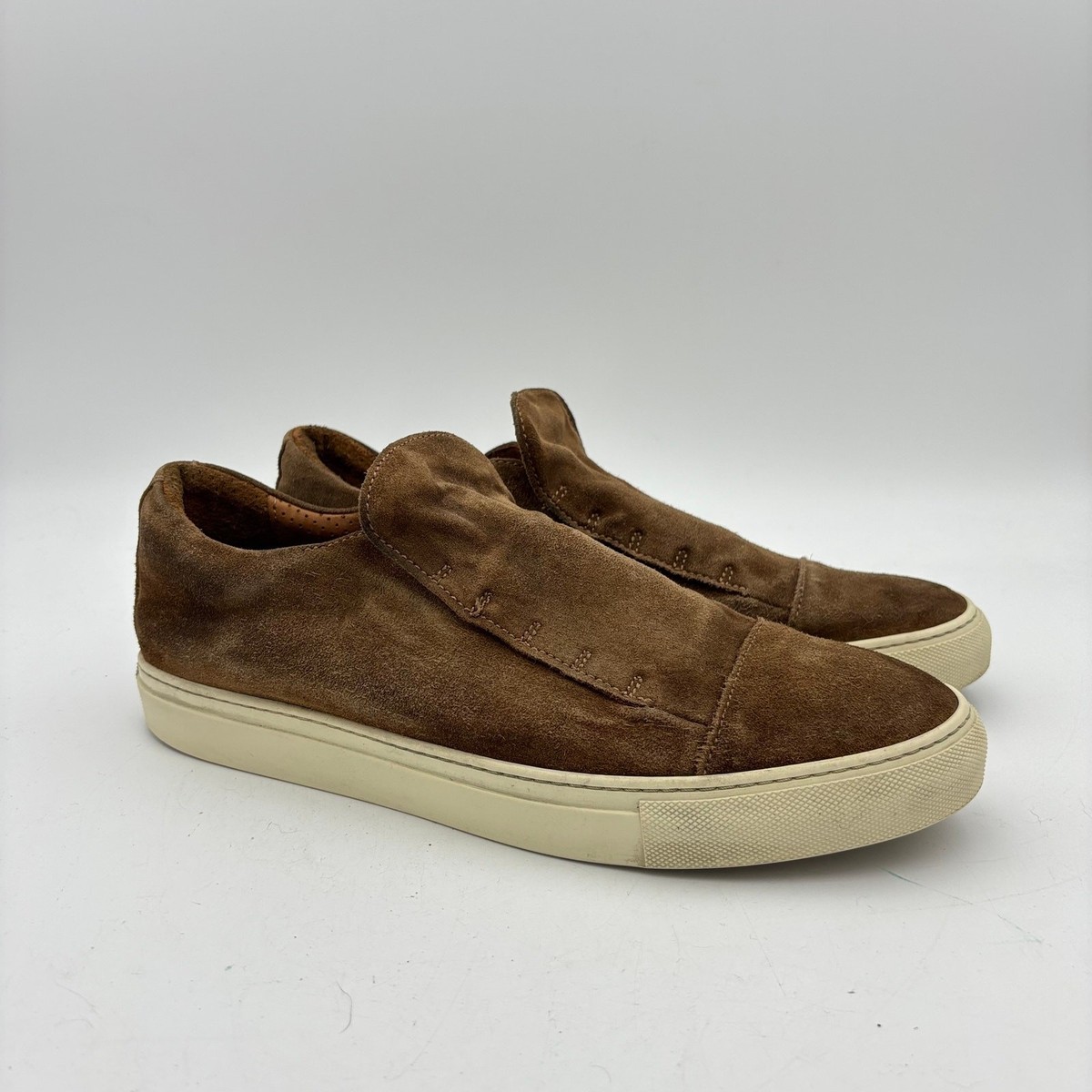 John Varvatos Reed Laceless Low Top Suede Sneaker Amazon.com | John Varvatos Men main image 3