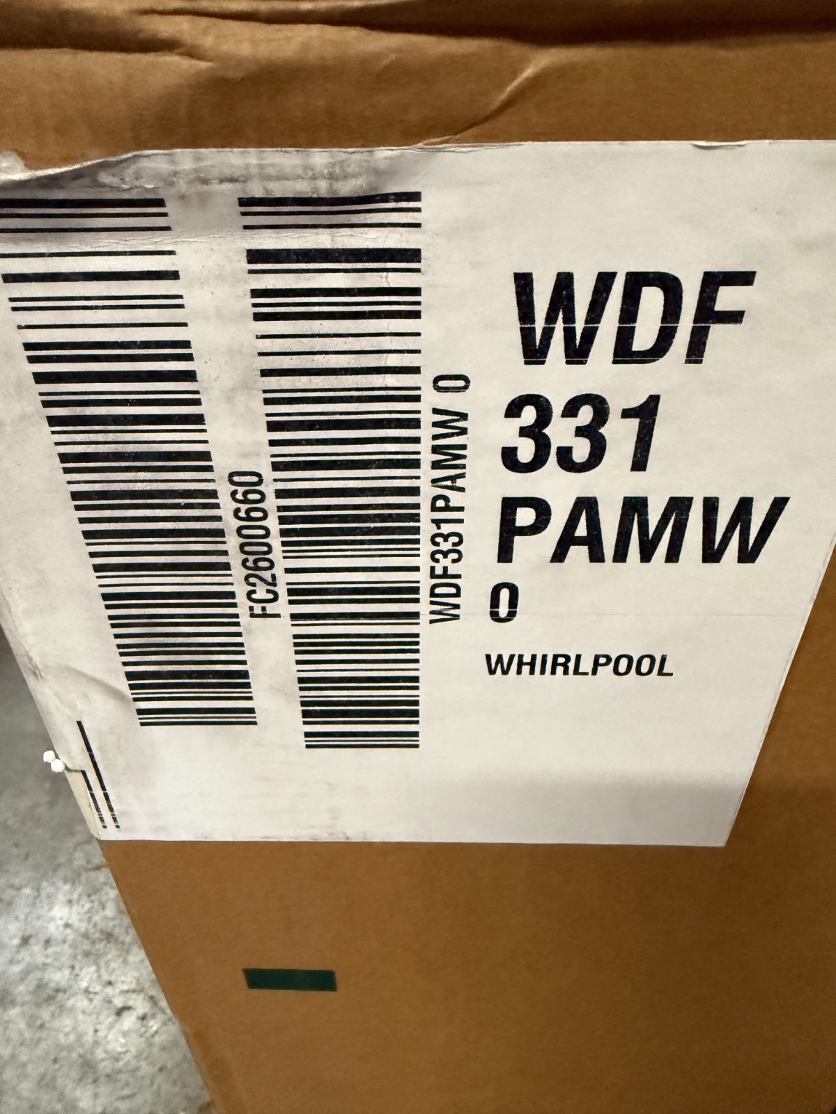 Whirlpool WDF331PAMW 24" Built-In Dishwasher 2