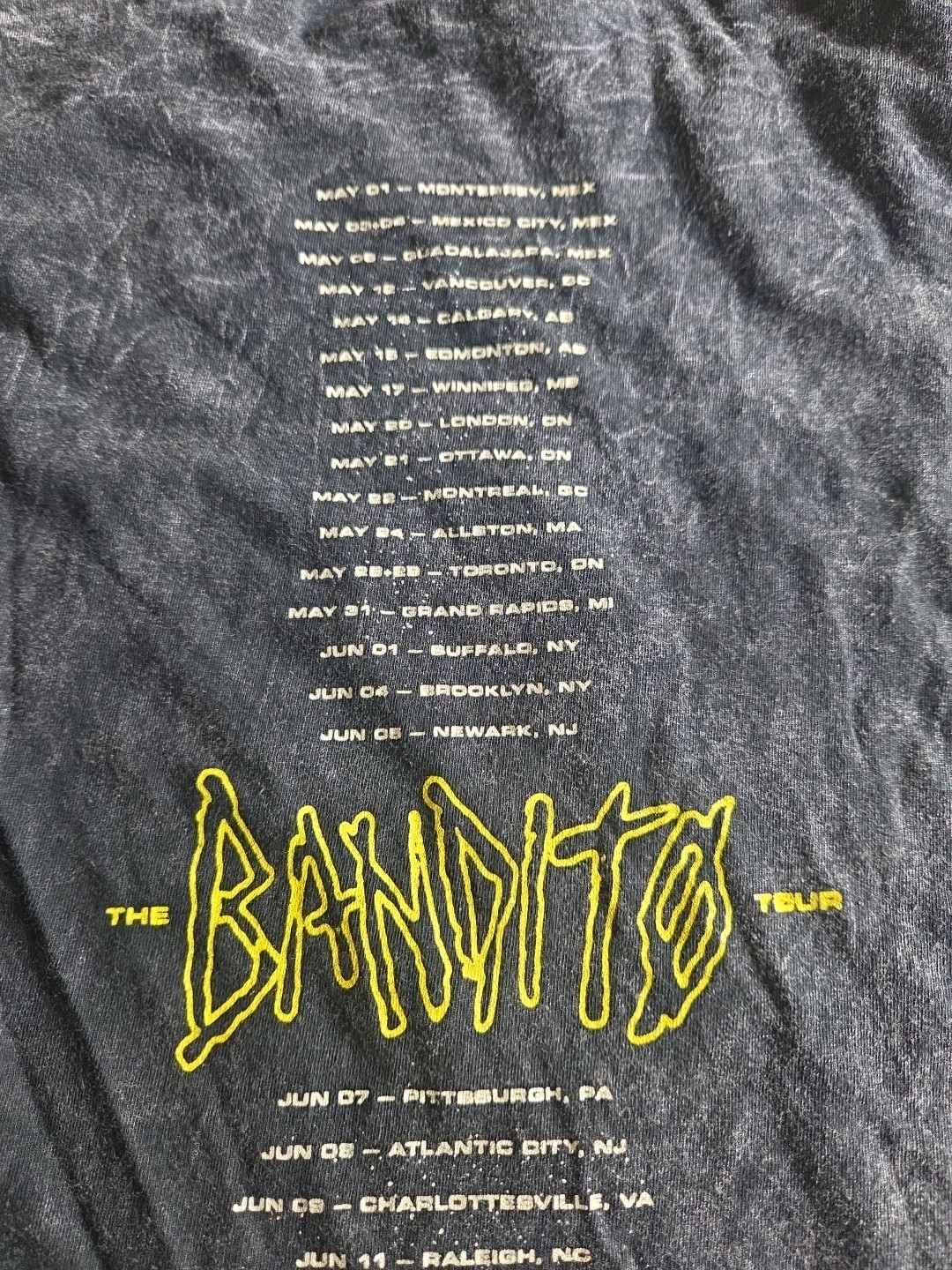 Official Twenty One Pilots 2019 The Bandito Tour Concert Shirt Mineral Wash Med image 9