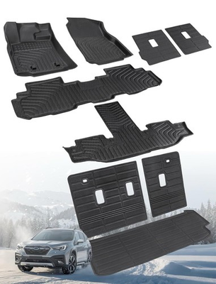 #ad #ad For 2019 2024 Subaru Ascent 7amp;8 Seats Floor Mat Trunk Backrest Mat Cargo Liners $149.99