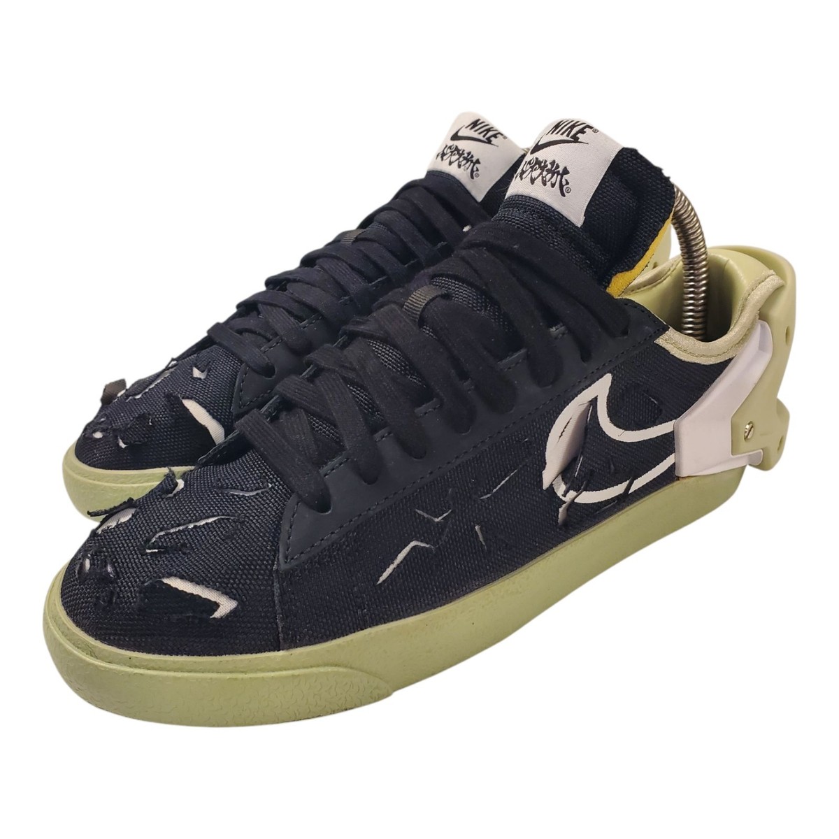 NIKE Shoes ACRONYM BLAZER LOW Men Size 6 Black Green  display picture 2