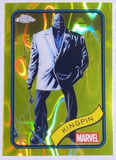 2025 Topps Chrome Marvel Kingpin #164 Yellow Lava Refractor