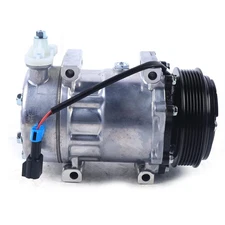 BriSunshine AC Compressor FOR Peterbilt & 1980-2010 Fits Models 200 Thru 300 Ser