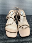 Steve Madden Shoes Womens Size 6.5 Beige Remmi Block Heel Sandals REMMI01S1 — photo 2