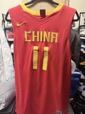 Size L - Yi JianLian Jersey Team China National Basketball Team Olympic 2008