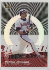 2005 Topps Finest Refractor 354/399 Reggie Jackson #162 HOF 2d9