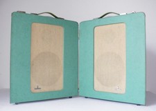 SIEMENS KLANGFILM Sf.L 6.4 DOPPEL LAUTSPRECHER IN LAUTSPRECHERBOX MIT KABEL