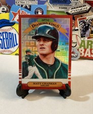 2019 Panini Donruss Optic - Diamond Kings Matt Chapman #12 Red Pandora Prizm /99
