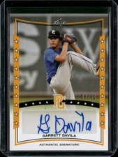 2014 Leaf Perfect Game #A-GD1 Garrett Davila Autographs Gold 08/50