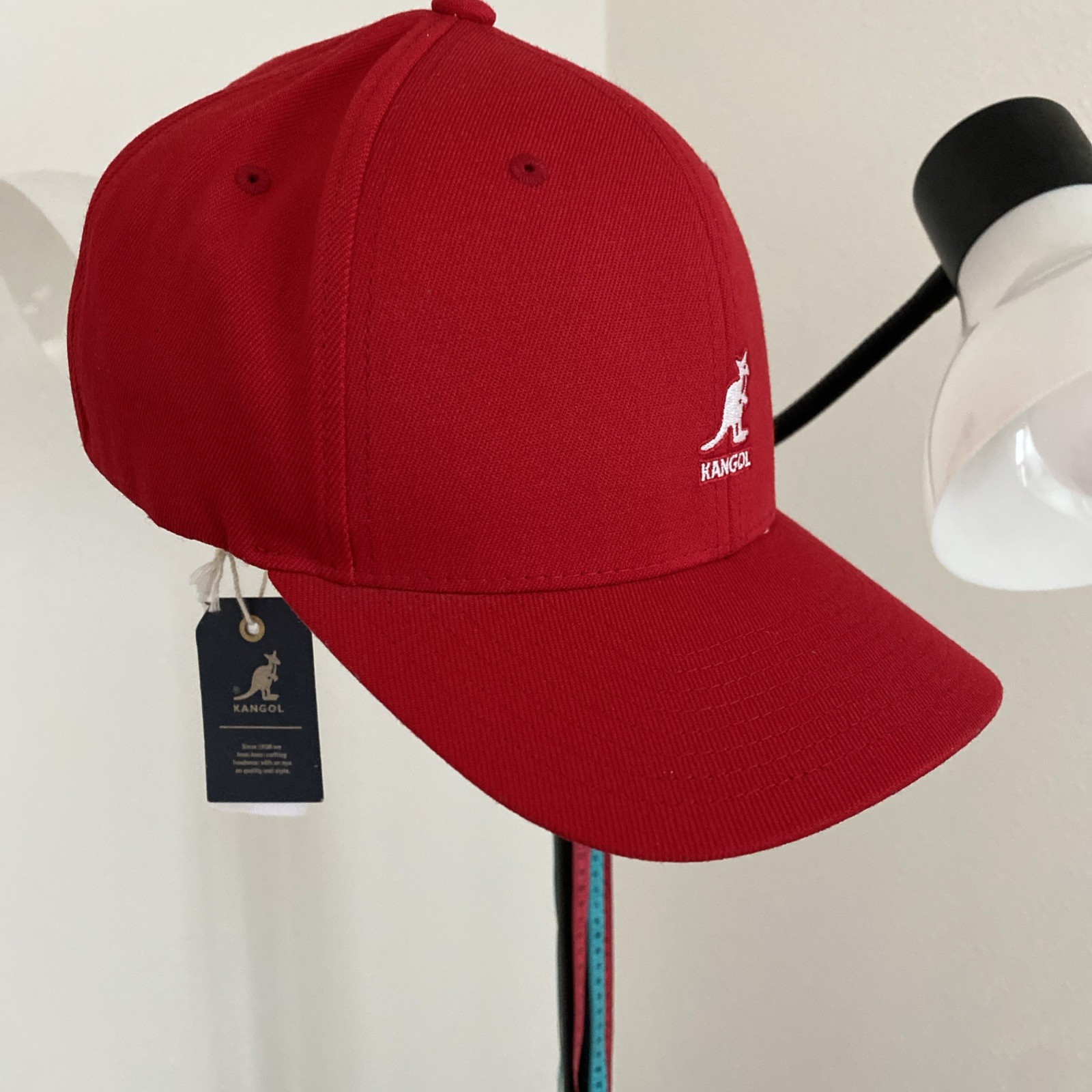 Kangol Men’s Wool Blend Flexfit Red Baseball Cap Hat L/XL NWI