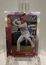 2021 Panini Donruss - Elite Series Mike Trout #ES2 Rapture Los Angeles Angels