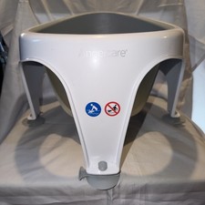 angelcare baby bath sit up seat - grey & white