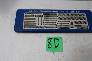Mit Michigan Industrial Tools 40 Pc Tap & Die Set Combination Fine Carbon Steel