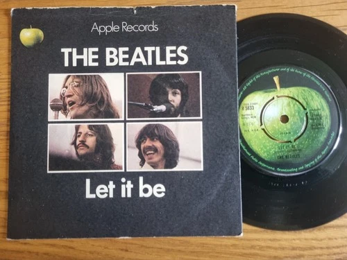 THE BEATLES – Let It Be 7” 1970 Apple Records R 5833 Picture Sleeve
