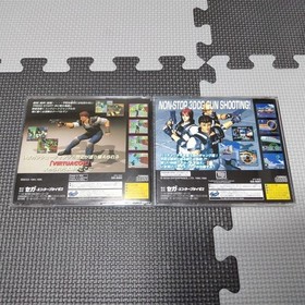 Sega Saturn Software Virtua Cop 1 & 2 Set of 2 With Manual Used 1996 Japan
