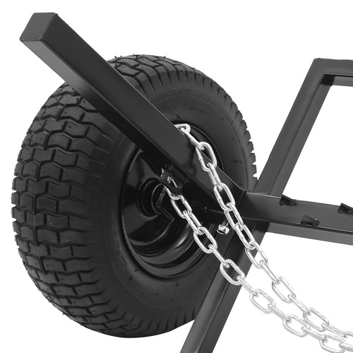 1500 LBS Capacity Log Skidder Heavy Duty Log Holder Log Dolly with Chain Black - 第 10/10 張圖片