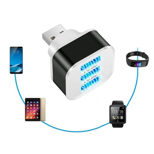 3 porte espansore caricatore USB-3.0 hub splitter adattatore NUOVO per PC portatile 9CA2