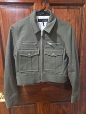 Rag  Bone  Pike Jacket Military Utility Dark Olive Khaki Green Size 00