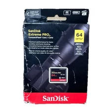 SanDisk 64GB Extreme PRO CompactFlash Memory Card NEW In Box  SDCFXPS-064G-X46