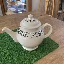 Emma Bridgewater Tea Pot . Excellent Condition. Jasmine & Orange Pekoe 