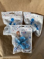 Grabease Baby and Toddler Self-Feeding Utensils Spoon and Fork Blue Nooli Lot 3