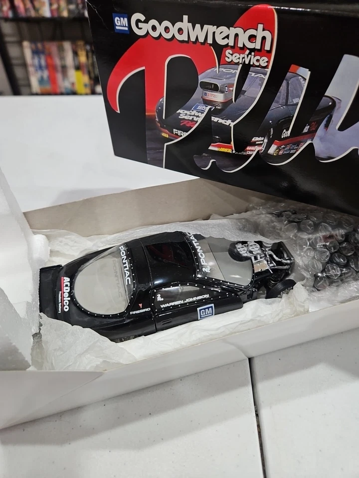 复古 1997 年 Action GM Goodwrench Pontiac Pro 库存 1: 24 汽车 Warren Johnson — 第 2/4 张图片