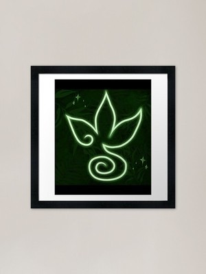 Wizard101 - Life Casting Symbol Fra gerahmtes Wandbild Poster Leinwanddruck Bild