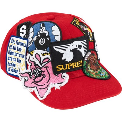 Supreme Patches 6-Panel Red | eBay