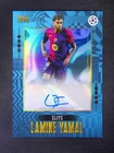 2024-25 Topps Gold X WalkerTKL UEFA Lamine Yamal Auto Blue Refractor /49