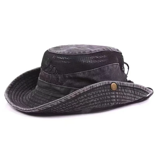 Mens Fishing Cap Safari Bush Retro Cargo Bucket Sun UPF50+ Hat Walking Outdoor - Picture 22 of 23