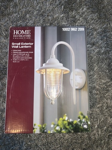 Home Decorators Collection Exterior Wall Lantern White Finish 1002962209 - Picture 3 of 5