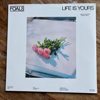 FOALS - LIFE IS YOURS   NEW/SEALED  WHITE VINYL LP / LIMITED EDITION