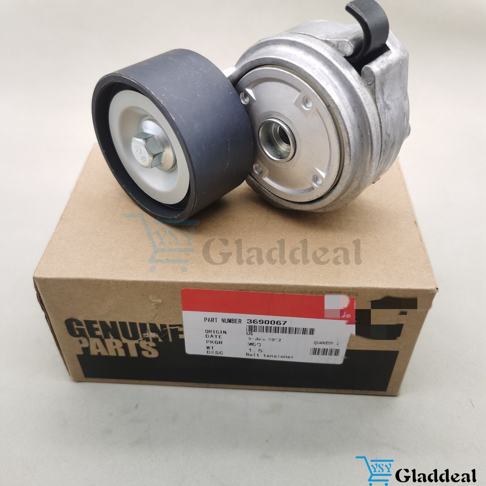 GENUINE Belt Tensioner Pulley for Cummins ISX 3690067 2891940 3104149