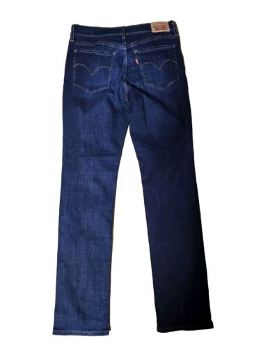 Levis Womens Strauss Denim Jeans Blue Straight S13 W 29 L 32 - Picture 3 of 6