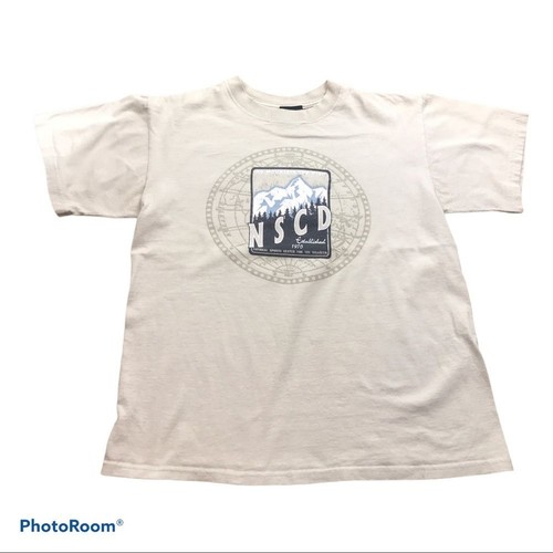 Ouray No Mountain Too High Medium T-Shirt Tan Unisex Colorado Hiking Climbing - Picture 5 of 6