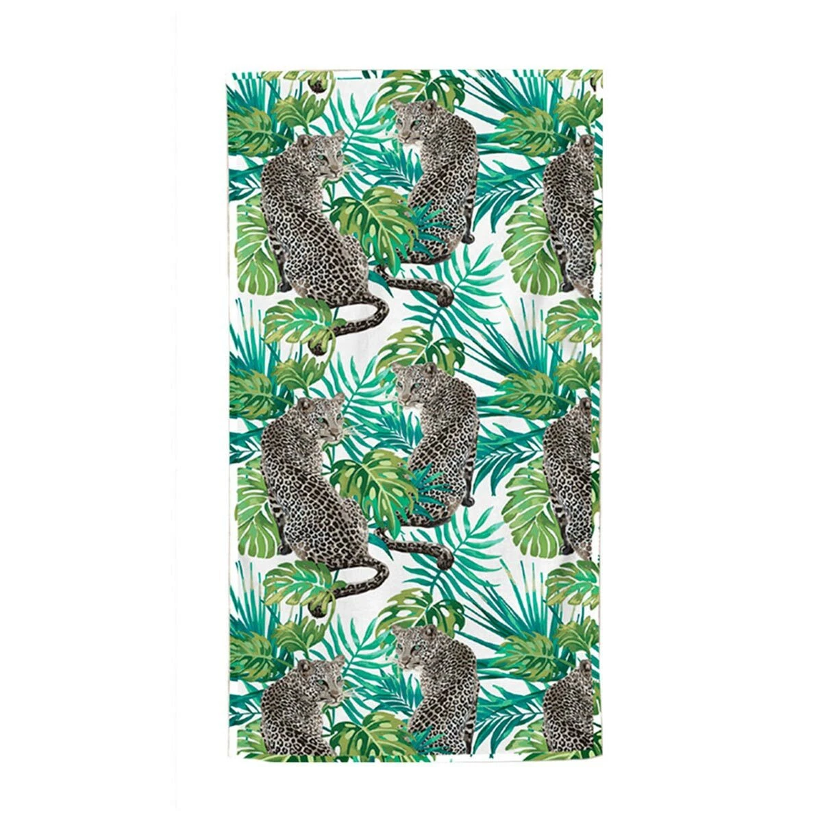 Feelacle Asciugamano Da Spiaggia Leopardo –超大, Morbido E Super Assorbente 81x132cm
