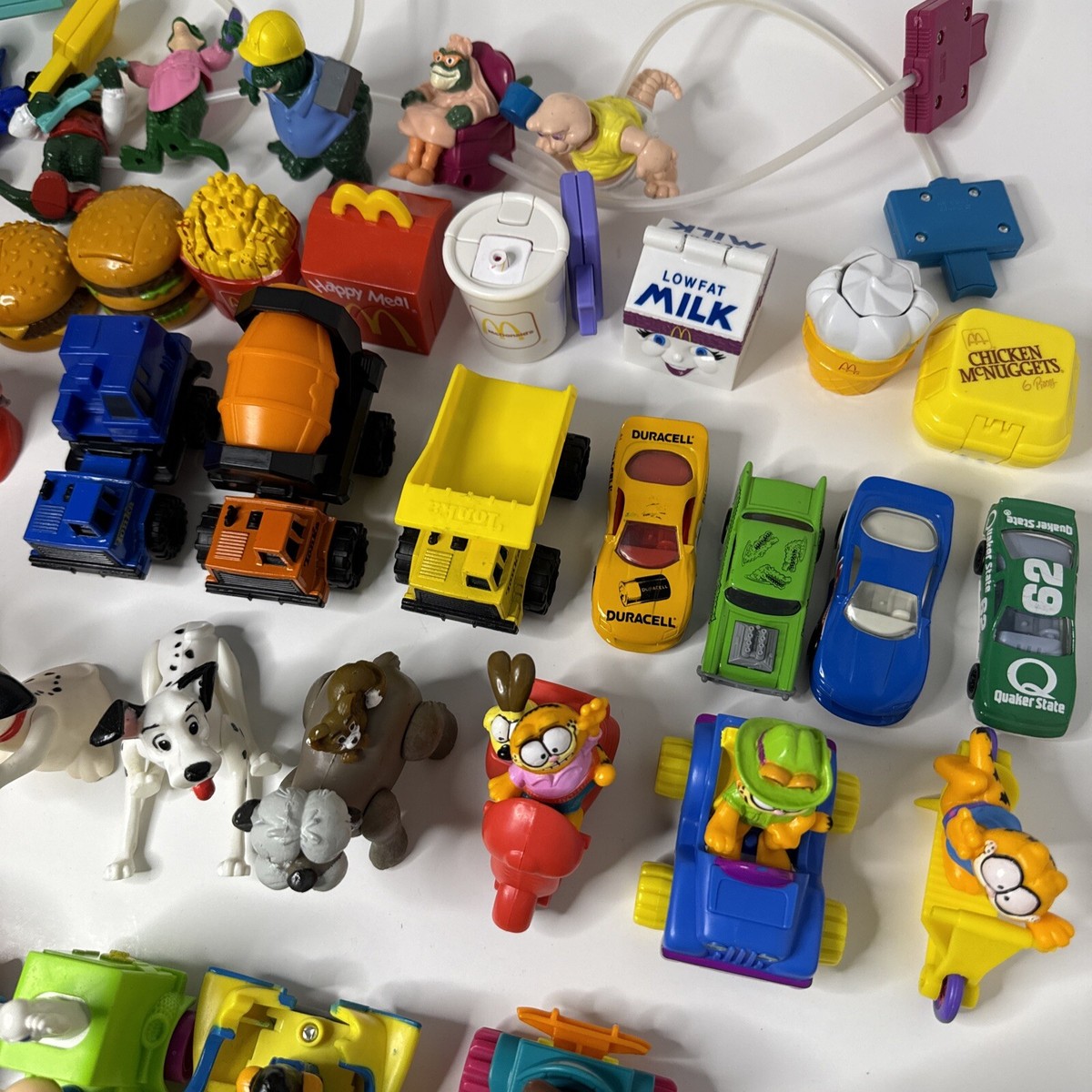 Vintage 90s McDonald's Happy Meal Burger King Toy Lot 55 Piece Lot