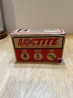 Vintage NOS Full Box Loctite 242 Thread Sealer 10 Full .34 Fluid Ounce Bottles