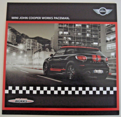 Mini . John Cooper Works . Paceman . 2012 Sales Brochure