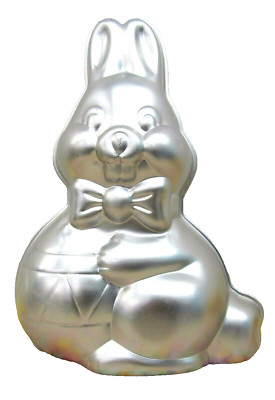 Vintage 1984 Wilton Bunny and Egg Cake Pan Easter 2 pieces 502 3452 Cake Walk